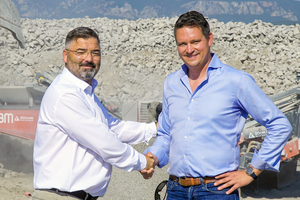  Langjährige Partnerschaft: SBM-Vertriebsleiter Aufbereitung Helmut Haider und Geschäftsführer Johannes Zöchling 