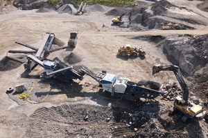  	The Kleemann plant train at work: Thanks to smart line coupling, production runs smoothly and without disruptions 