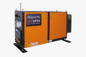  1 	Der MopaLIBS-Sensor enthält die Sende- und die Empfangsoptik 