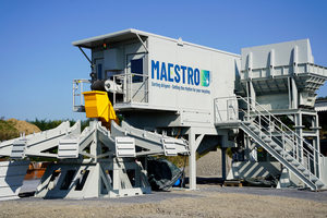  5 	Das System ist so kompakt, dass es auf vier Lkw transportiert werden kann 