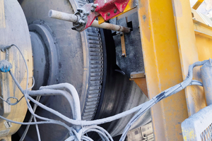  	Installation of the GBM spindle clamping device in a horizontal orientation 