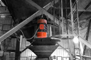  	Rotary vibrators supply energy best suited to keeping fine, dry materials moving 