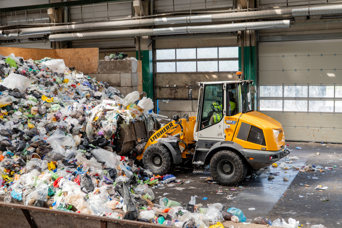 Waste Rehandler Machines specifically designed for use in waste management and ...