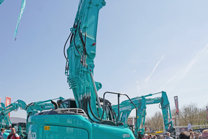  	Made in Japan: The “short-tail, long-front” SK135SRDLC attracted considerable interest at the last bauma, including from the European demolition sector 