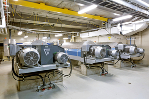  	Centrifuges enable higher solids content in the sludge, thereby reducing energy requirements 