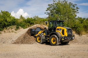  	The WA170M-11 wheel loader in operation 