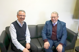  	A long-standing partnership: Dietmar Alber has been liaising with Jordan Minerals on behalf of Hosokawa Alpine since the 1990s 