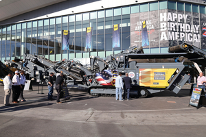  	The trade show was a huge success 