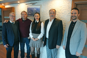  Ein Wiedersehen in Bursa: Dietmar Alber, Görkem Cardak, Hande Aydin Uslu, Sedat Aydin und Ugur Uslu  