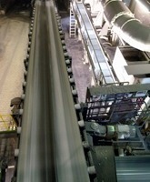  A conveyor belt to transport coal at the Prosper-Haniel mine  