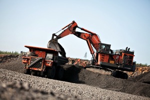  Hydraulikbagger und Muldenkipper von Hitachi # Hydraulic excavator and dumper from Hitachi 