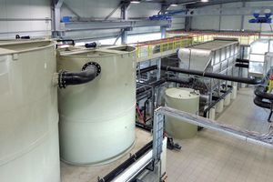  Die Anlage zur Behandlung des Grubenwassers aus der Kohleförderung • the plant for wastewater treatment of pit water from a coal mine 