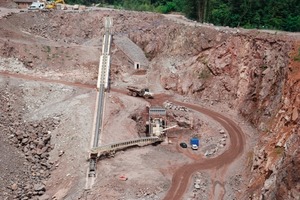  	View of the Kuhn Quarry at the Pfälzer Wald Nature Reserve 