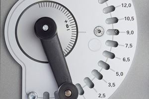  2 Zero-point and grinding gap adjustment with millimetre accuracy 