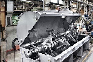  Der Intensivmischer KM 57.000 kommt in einem indischen Stahlwerk zum Einsatz •The mixer of type KM 57.000 will operate in a steelworks in India 