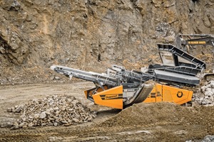  <div class="bildtext">Separation technologies in the building material recycling made by solutions provider Doppstadt: The Splitter technology can separate even very sticky materials accurately and quickly into up to three fractions</div> 