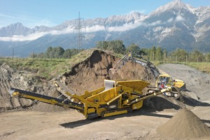 <div class="bildtext">Higher above: Like the Keestrack K4, compact heavy-duty screening unit Novum also represents the highest level of efficiency in the 30-tonne class</div> 
