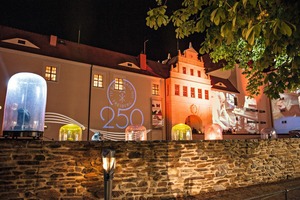  <div class="bildtext">The final point of the event was the multimedia show at the Freiberg castle at midnight</div> 