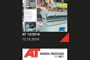  5	Ausgaben der AT MINERAL PROCESSING Issues of the AT MINERAL PROCESSING 