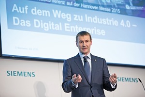  2	Klaus Helmrich zufolge treibt Siemens die Digitalisierung auch in der Prozessindustrie voran • According to Klaus Helmrich, Siemens also is driving forward digi­tali­zation in the process industries 