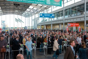  Visitors on their way to IFAT 2008 