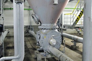  Verschleißgeschützte Zellenradschleuse ZXD mit 600 mm Durchmesser • Wear-protected rotary valve ZXQ with a diameter of 600 mm 