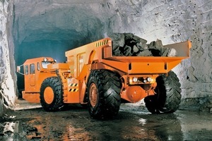  Wear-resistant steel from Ruukki used in underground mining 