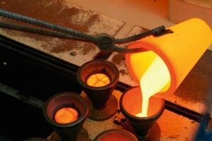  	 Gold casting at Polyus (Polyus) 