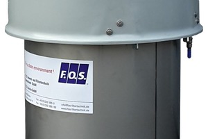  2 The silo vent filter SAF-20 from F.O.S. with a filter surface of 20 m² is suitable for different bulk solid silos 