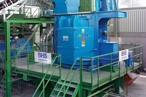  BHS RS 2018 rotor shredder at the test centre in Sonthofen 