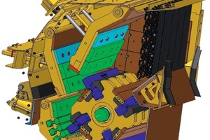  1 Querschnitt der Brecheinheit • Cross-section of the crusher unit 