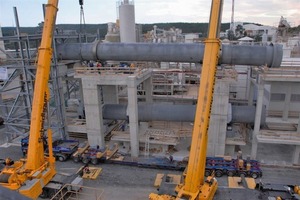  	Installation of the kiln 