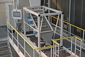  4	Trockensiebversuchsstand • Dry-screening testing facility 