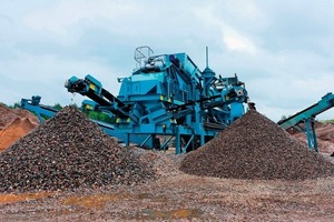  Powerscreen® Aggwash im Steinbruch Elford  