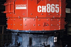  2 Sandvik‘s cone crusher 