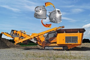  2 The Rockster Duplex system: Usage of impact and jaw crusher on one basic machine 