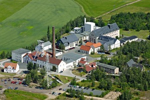  7 Aerial photograph of the Freiberg "Himmelfahrt-Fundgrube" teaching and research mine, "Reiche Zeche" shaft  