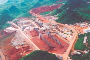  	 Bauxite mining in China (Chalco) 