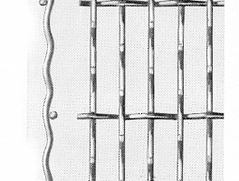  	Long-slot weaving pattern to increase the screening surface. Cross wire spacing should not exceed more than seven crimps 