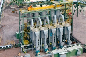  1 allair®-Anlage zur trockenen Kohle-Aufbereitung in den USA mit einer    Durchsatzleistung von 200 t/h, 6-0 mm 