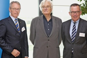  6 Hauptgeschäftsführer Prof. Dr. Ulrich Hahn, &nbsp;Prof. Dr. Meinhard von Gerkan und MIRO-Präsident Peter Nüdling (von links nach rechts, Foto MIRO e.V.) # General Manager Prof. Dr. Ulrich Hahn,&nbsp; Prof. Dr. Meinhard von Gerkan and MIRO-President Peter Nüdling (from left to right, courtesy MIRO e.V.) 