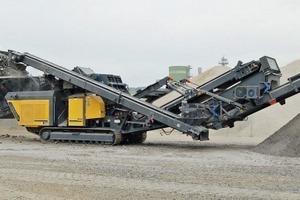  2 Der RM V550GO! produziert aus Überschusskörnungen Sand oder bereitet Hartgestein zu Wertkorn auf • The RM V550GO! crushes sand from surplus grades and processes hard rock to aggregate 