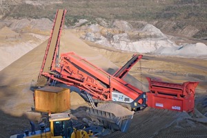  2	Sandvik QA 340 mit Anaconda ST8042 Haldenband • Sandvik QA 340 with Anaconda ST8042 conveyor for stockpiling 