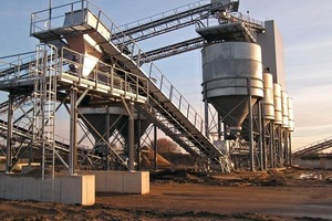  	Silo discharge equipment for gravel loading (FAF Fördertechnik) 