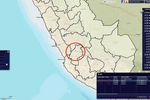  Seltene-Erden-Mine von Huajoto in den westlichen Gebirgen von Peru 