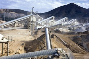  Materials preparation equipment in a quarry (Metso Minerals) 