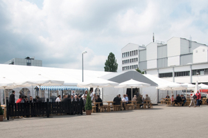  9 Restaurant marquee and beer garden on the outside area 