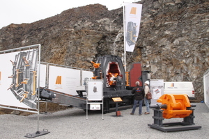  Prall-Tec GmbH presented a semi-mobile impact crusher PTKS 100/67 