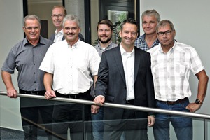  F.l.t.r.: Wolfram Urban, Sales Director Bruno Reckmann, Thomas Noethe, Daniel Kruse (Sales Manger Germany), Niko Thieme, General Manager Ludger Wissing, Willi Schwering 