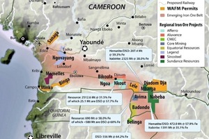  9 Eisenerzgürtel in Kamerun • Iron ore belt in Cameroon 